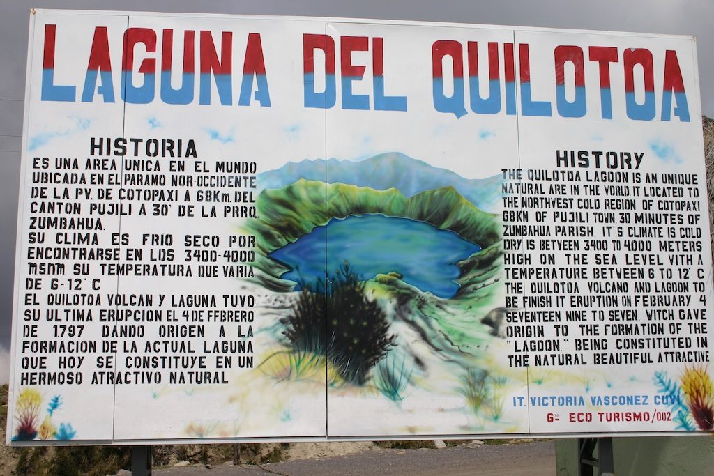 Trekking the Quilotoa Crater Lake.