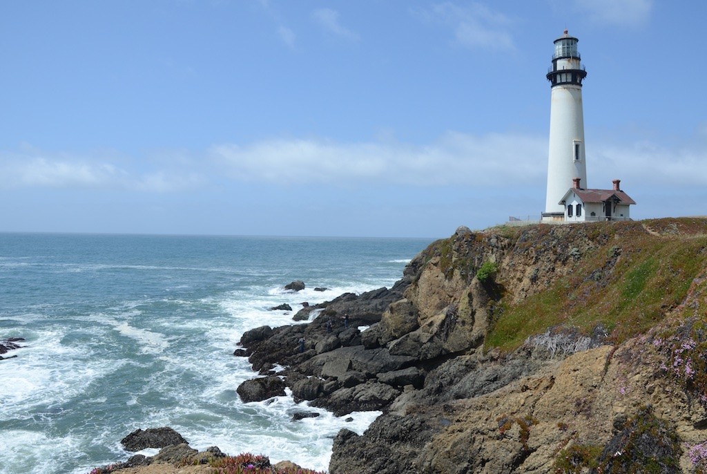 Along Hwy 1 to Santa Cruz.