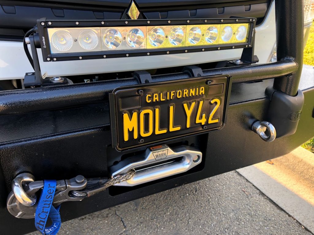 New Plates for Molly and an Engine Warning Lamp