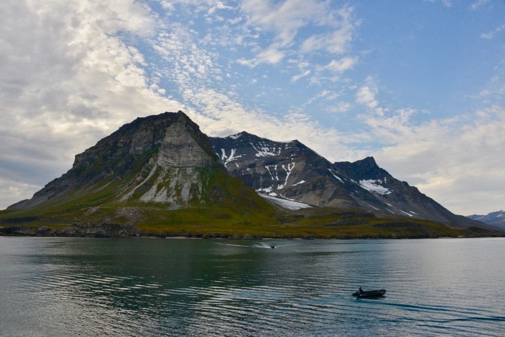 Alkhornet, Isfjorden